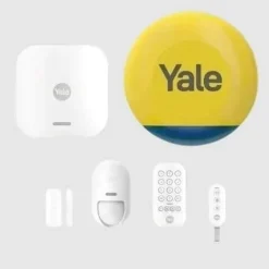 Hjemmealarmsystemer^Smart alarmsæt + udendørs sirene - Tilsluttet - YALE - 4 tilbehør