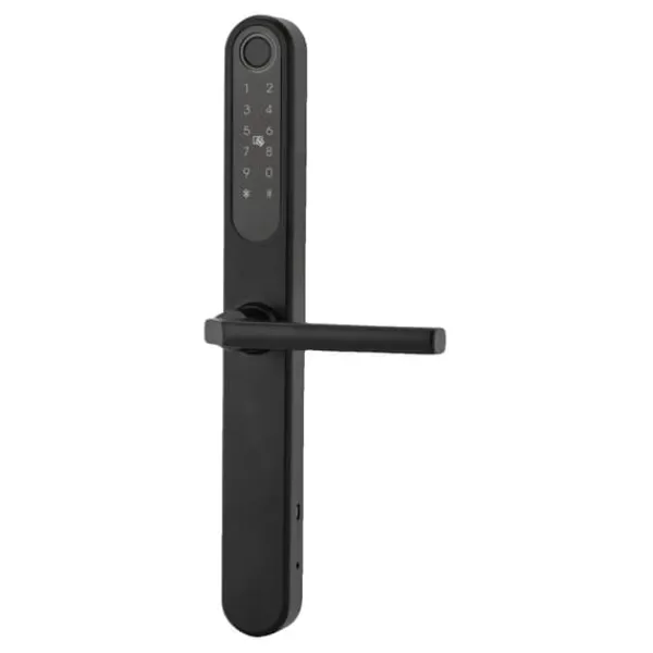 Hjemmealarmsystemer^Smart Dørklås, Fingeraftryksadgang, USB Nødstrøm,12X1.35CM, Ja