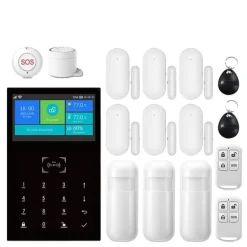 Best Smart Home Alarm System, App Kontrol, 99 Zone Support,EU stik, 4G-D Hjemmealarmsystemer