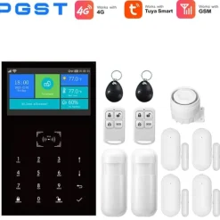 Sale Smart Home Alarm System, App Kontrol, 99 Zone Support,EU stik, 4G-C Hjemmealarmsystemer