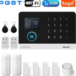 Hjemmealarmsystemer^Smart Home Alarm System, Trådløs Forbindelse, Kompatibel med Smart Life,EU stik, C-2G
