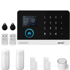 Outlet Smart Home Alarm System, Trådløs Kontrol, Multi-Sensor Understøttelse,4G-B-EU Hjemmealarmsystemer