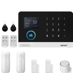 Sale Smart Tyverialarm System, 99 Zoner, Kompatibel med Smarte Hjem Platforme,B-103, EU Stik-d Hjemmealarmsystemer