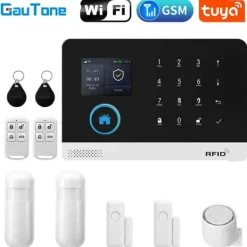 Sale Smart Tyverialarm System, 99 Zoner, Kompatibel med Smarte Hjem Platforme,B-103, EU Stik-d Hjemmealarmsystemer