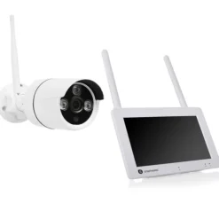 Sale Smartwares Trådlös övervakningskamera 1080p 7 skärm + app Sikkerhedsmonitorer & Videokameraer