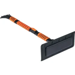 Sne skovl og isskraber, 31x15x84-104 cm, orange Snerydning