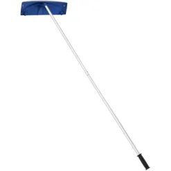 Snerydning^Snerydningsskovl til tag, 118-555x60x15,5 cm, Sølv, Plastblad