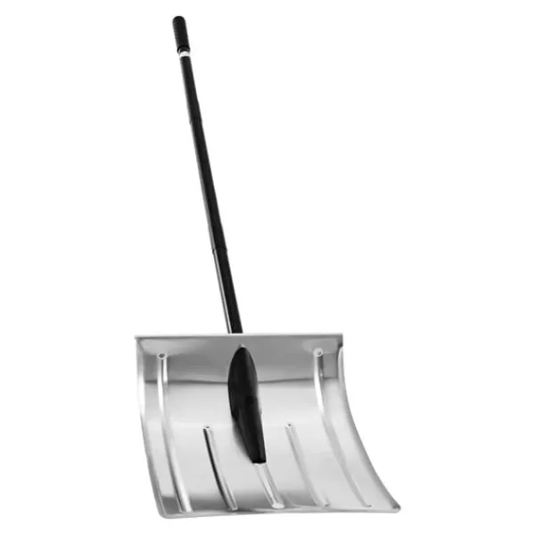 Discount Sneskovl - Til Indkørsel - Bredde 40 cm - Aluminiumslegering - Skridsikkert Greb - Stor Kapacitet - Aftageligt Design - Letvægt Snerydning