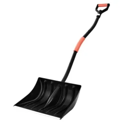 Best Sneskovl - Til indkørsel - Bladbredde 42 cm - Aluminiumsblad - D-formede håndtag - Letvægt - Stor kapacitet Snerydning