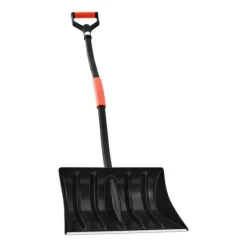 Best Sneskovl - Til indkørsel - Bladbredde 42 cm - Aluminiumsblad - D-formede håndtag - Letvægt - Stor kapacitet Snerydning