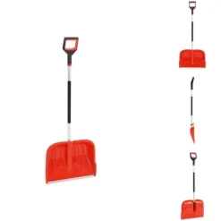 Snerydning^Sneskovle - Living sneskovl 136 cm aluminium rød