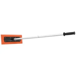 Snerydning^Sneskraber til biltag - Snetagskraber - Skaft 1,2 m - Ridsefrit skumblad 45 cm - Skridsikkert håndtag - Letvægt - Til garagetag