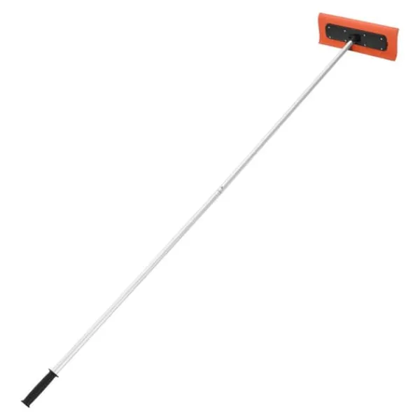 Snerydning^Snetagsrive - Tagskraber - Skumblad 45 cm - Teleskopskaft 2,25–5,62 m - Skridsikkert håndtag - Letvægts design - Til sne, blade og affald