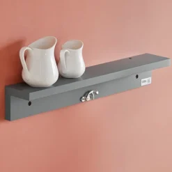 SoBuy Vægbord Træfoldebord 50x75x76cm - Grå Barbord med tavle FWT20-HG Postkasser & Brevindkast