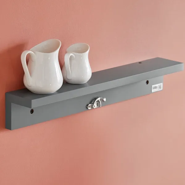 SoBuy Vægbord Træfoldebord 50x75x76cm - Grå Barbord med tavle FWT20-HG Postkasser & Brevindkast