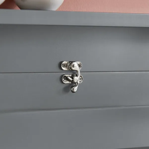 SoBuy Vægbord Træfoldebord 50x75x76cm - Grå Barbord med tavle FWT20-HG Postkasser & Brevindkast
