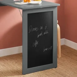 SoBuy Vægbord Træfoldebord 50x75x76cm - Grå Barbord med tavle FWT20-HG Postkasser & Brevindkast
