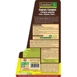 Gødningsmidler^SOLABIOL - Komplett flytande gödselmedel - Chockpris - 1 L burk - UAB