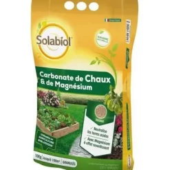 New SOLABIOL SOCHAUX10 Kalk och magnesiumkarbonat - 10 kg Jord & Sand