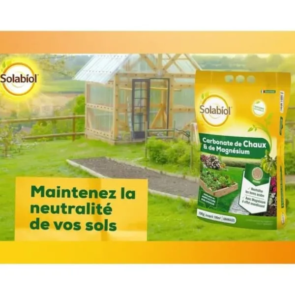 New SOLABIOL SOCHAUX10 Kalk och magnesiumkarbonat - 10 kg Jord & Sand