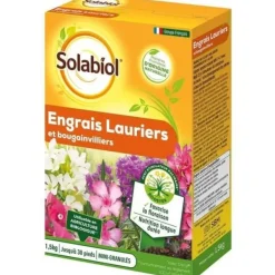 Outlet SOLABIOL SOLAURY15 100% økologisk laurbær- og bougainvilleagødning | Langtidsvirkende, 1,5 kg Gødningsmidler