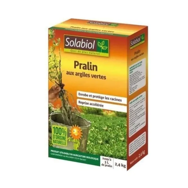 Hot Solabiol SOPRAL3 Praline med grøn ler - Op til 3 l - 2,4 kg Jord & Sand