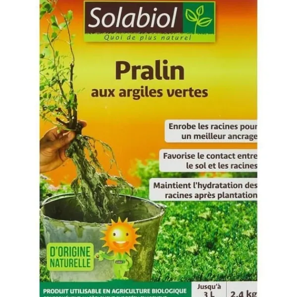 Hot Solabiol SOPRAL3 Praline med grøn ler - Op til 3 l - 2,4 kg Jord & Sand