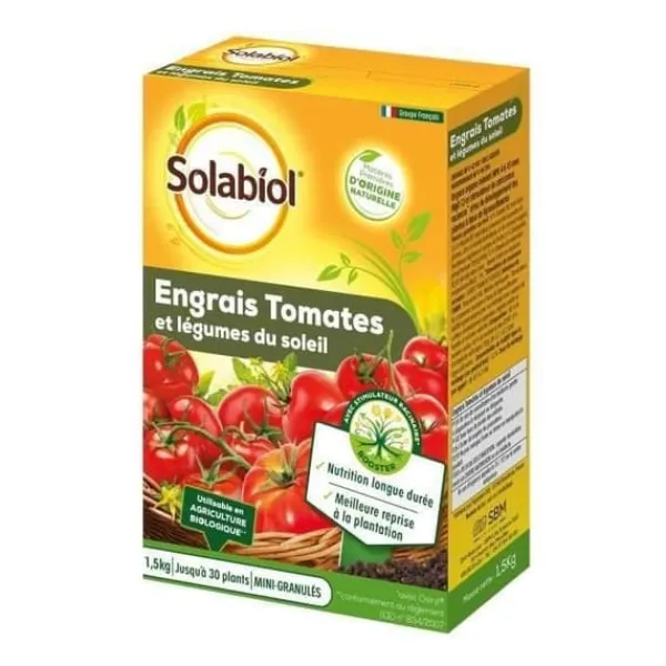 SOLABIOL SOTOMY15 Gödningsmedel Tomater och fruktgrönsaker - 1,5 kg Gødningsmidler