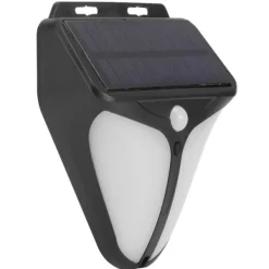 Discount Solar Alarm Lampe Vandtæt Menneskekrops Induktionslys til Udendørs Have Gård Lagerhegn Sikkerhedslamper