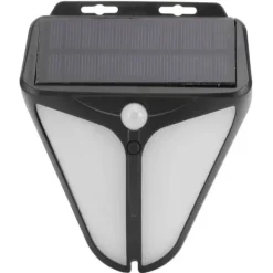 Discount Solar Alarm Lampe Vandtæt Menneskekrops Induktionslys til Udendørs Have Gård Lagerhegn Sikkerhedslamper
