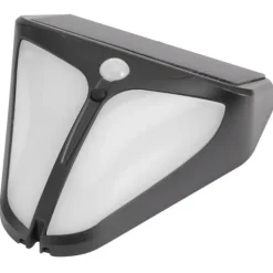 Discount Solar Alarm Lampe Vandtæt Menneskekrops Induktionslys til Udendørs Have Gård Lagerhegn Sikkerhedslamper