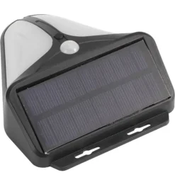 Discount Solar Alarm Lampe Vandtæt Menneskekrops Induktionslys til Udendørs Have Gård Lagerhegn Sikkerhedslamper