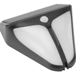 Discount Solar Alarm Lampe Vandtæt Menneskekrops Induktionslys til Udendørs Have Gård Lagerhegn Sikkerhedslamper