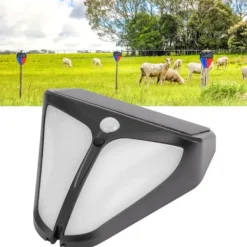 Discount Solar Alarm Lampe Vandtæt Menneskekrops Induktionslys til Udendørs Have Gård Lagerhegn Sikkerhedslamper