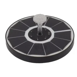 Hot Solar Fountain Light med 8 dyser 3,5W 900mAh Farverig Kraftfuld Solar Fuglebadefontæner til Fuglebad Have Gennemsigtigt mundstykke Springvand & Damme
