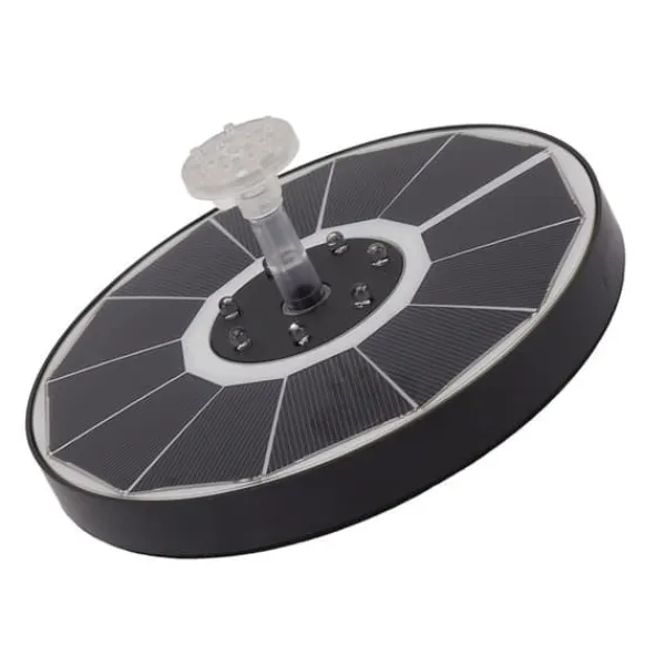 Hot Solar Fountain Light med 8 dyser 3,5W 900mAh Farverig Kraftfuld Solar Fuglebadefontæner til Fuglebad Have Gennemsigtigt mundstykke Springvand & Damme