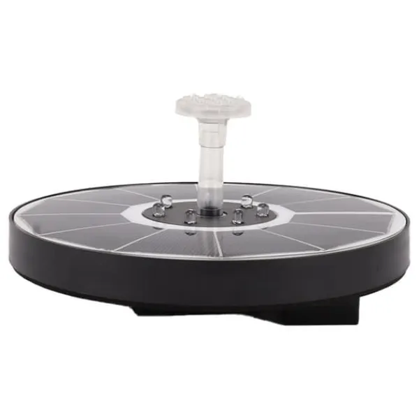 Hot Solar Fountain Light med 8 dyser 3,5W 900mAh Farverig Kraftfuld Solar Fuglebadefontæner til Fuglebad Have Gennemsigtigt mundstykke Springvand & Damme