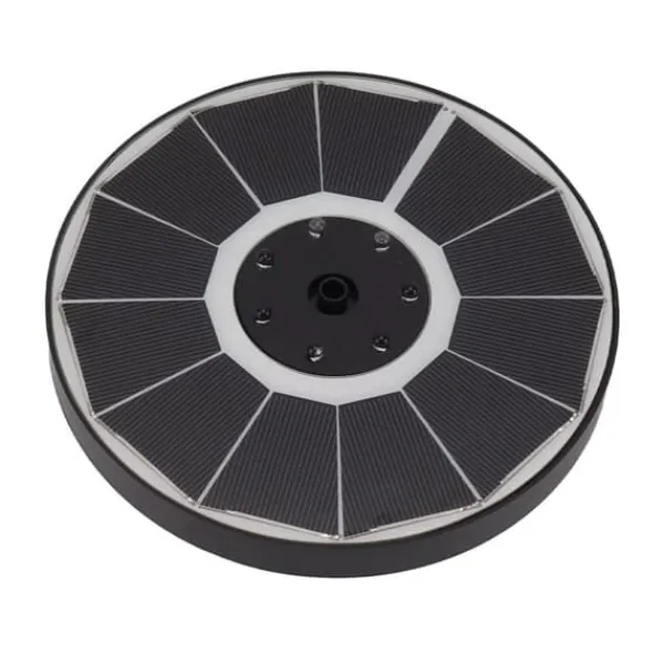 Hot Solar Fountain Light med 8 dyser 3,5W 900mAh Farverig Kraftfuld Solar Fuglebadefontæner til Fuglebad Have Gennemsigtigt mundstykke Springvand & Damme