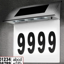 Hot SOLAR HJEM NUMMER TUTUMI GA1049B Adresseskilte & Husnumre
