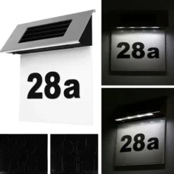 Hot SOLAR HJEM NUMMER TUTUMI GA1049B Adresseskilte & Husnumre
