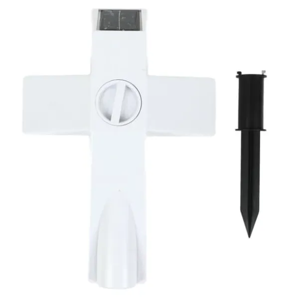 New Solar LED Cross Lights til Graveside Memorial - Have Grave Marker Decor Havedekorationer