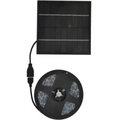 Havedekorationer^Solar Plant Grow Light Strip Miljövänlig 5W LED Högt ljusflöde Främja tillväxt Solar LED Grow Light Strips 3 Meter / 3,3yd