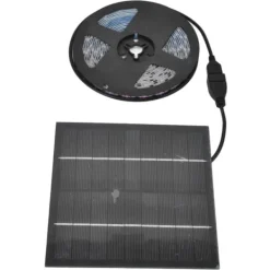 Havedekorationer^Solar Plant Grow Light Strip Miljövänlig 5W LED Högt ljusflöde Främja tillväxt Solar LED Grow Light Strips 3 Meter / 3,3yd