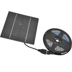 Havedekorationer^Solar Plant Grow Light Strip Miljövänlig 5W LED Högt ljusflöde Främja tillväxt Solar LED Grow Light Strips 3 Meter / 3,3yd