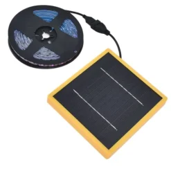 Kit Til Plante- & Urtedyrkning^Solar Plant Grow Light Strip Solar Power Full Spectrum 5W LED högt ljusflöde Solar LED Grow Light Strips för anläggning 3 meter / 3,3yd
