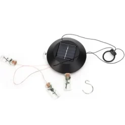 Vinddekoration^Solar Power LED Farverig Vindklokke Lampe Ønskeflaske Vindklokke Dekoration til Have