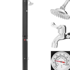 Spa & Udendørsbad^Solar turisthavebruser med termometer og en 35-liters tank