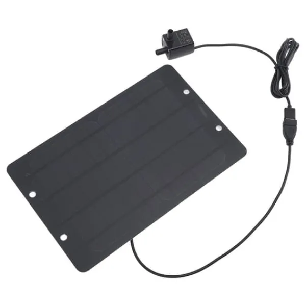 Springvand & Damme^Solar vand springvand pumpe sæt 6V 10W USB sol vand springvand vandpumpe til fuglebad have baggård pool