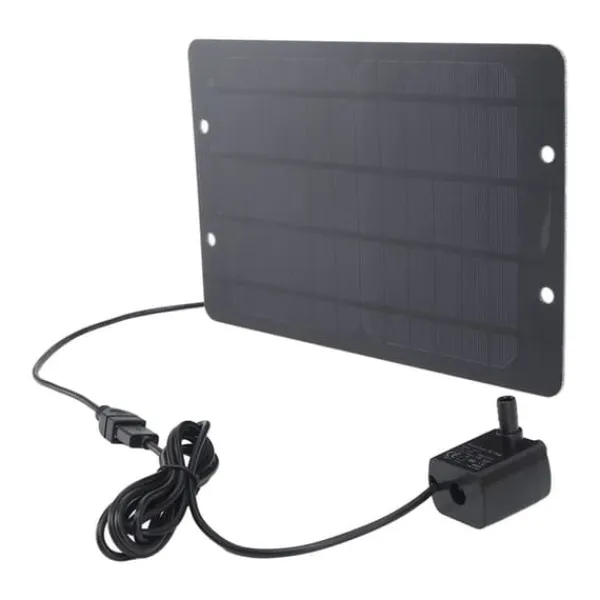 Springvand & Damme^Solar vand springvand pumpe sæt 6V 10W USB sol vand springvand vandpumpe til fuglebad have baggård pool