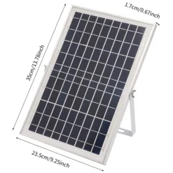 Discount Solardrevet springvandspumpe, solenergidrevet, høj gennemstrømning,sort Springvand & Damme